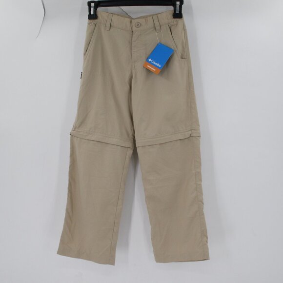 NWT Columbia Pants Youth small Silver Ridge IV Convertible Omni Shade Hiking - Picture 1 of 13